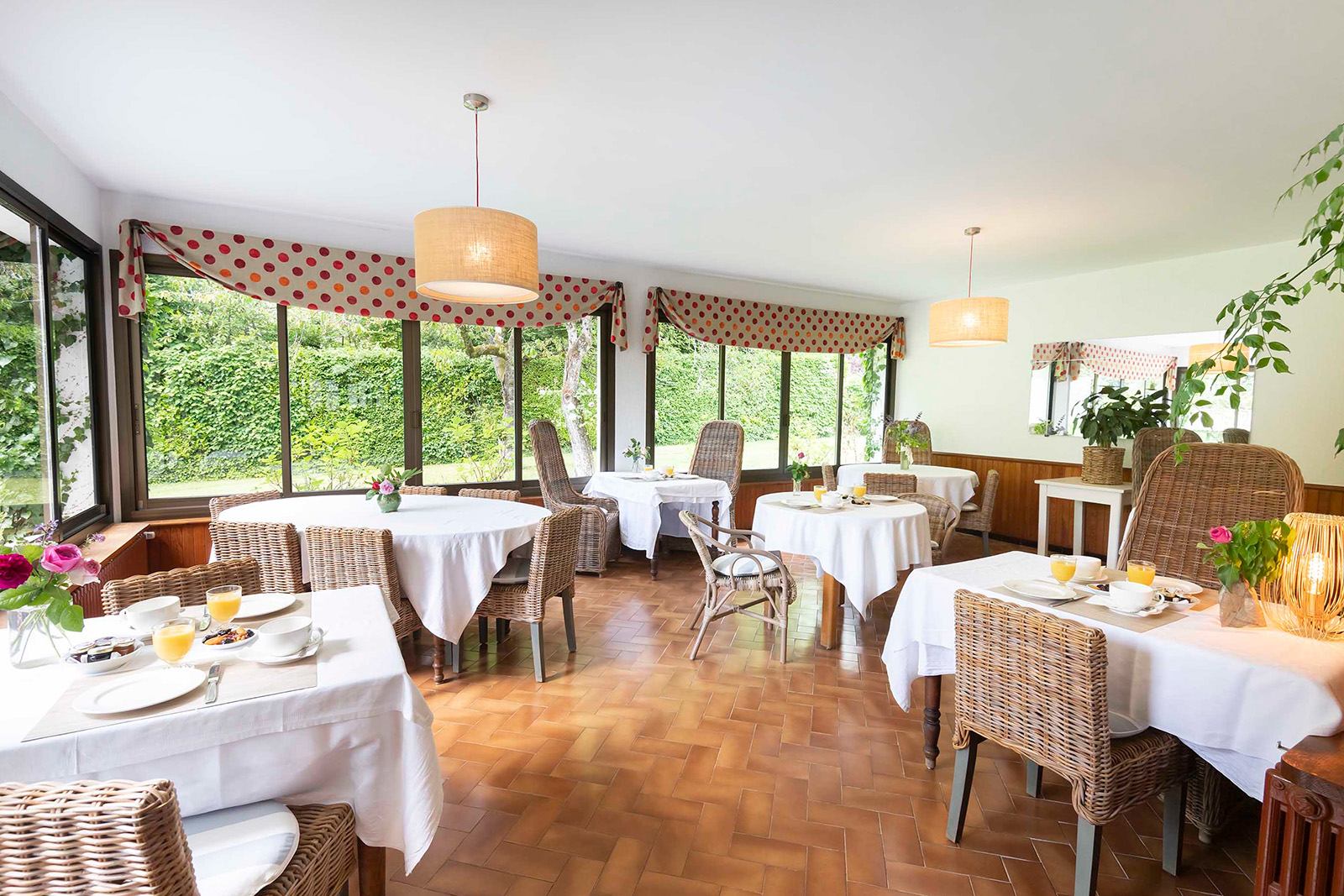 Salle à manger Hôtel Beau Séjour - lac d'Annecy